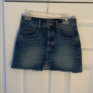 Forever 21 jean mini skirt